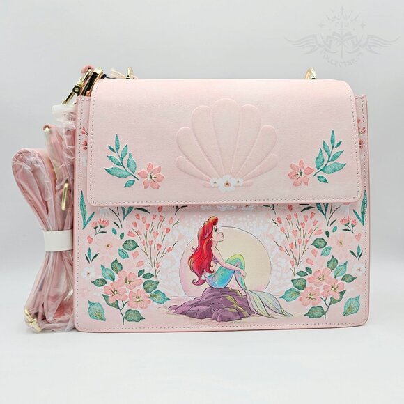 Loungefly Handbags - Loungefly Disney The Little Mermaid Ariel Floral Crossbody Bag